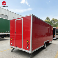 Remorque alimentaire économique Cogsun à vendre, camion de boulangerie mobile, chariot à café personnalisé pour événements