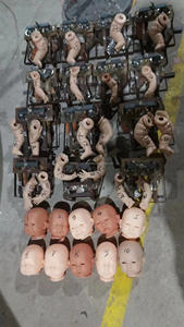 Baş bebek oyuncak ördek Pvc ürünleri silikon fırın Rotomolding yumuşak bebek yapma makinesi - Product Image 5