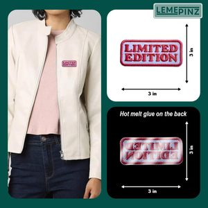 แพทช์รุ่นลิมิเต็ดอิดิชั่น ขนาด 3 นิ้ว แบบรีดติด สำหรับหมวก เสื้อผ้า กระเป๋าเป้ กางเกงยีนส์ DIY - Product Image 5