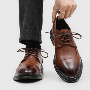 Chaussures Derby Homme à Bout Large 2026 – Idéales pour Mariage, Cérémonie et Affaires – À Lacets - Product Image 6