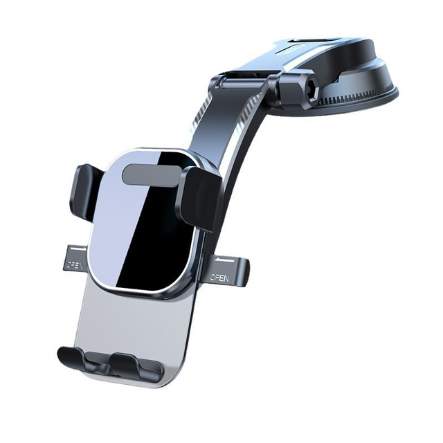 Universal Gravity Car Phone Holder Rotatable Magnet Automatic Lock Air Vent Mount Clip Mobile Phone Stand Compatible 4.7-7 Inch