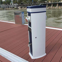 Boîte d'alimentation marine, accessoire pour bateau, ponton flottant, quai flottant, piédestal