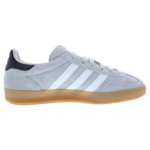 Scarpe Adidas Gazelle Indoor in Camoscio per Bambini, Colore Wonder Silver White Core Black - Product Image 2