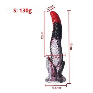 Yetişkin oyuncaklar Venom yumuşak sıvı silikon Dildos erkek ve kadın seks oyuncakları ile yüksek gerçekçilik çift kullanımlı gerçekçi yüksek simülasyon - Product Image 4