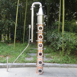 Copper flute column reflux column of distillation