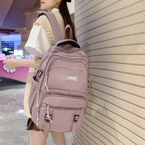 Fashion <b>Backpack</b> For Girls Large Capacity Laptop Compartment <b>School</b> Education <b>Black</b> - Product Image 3