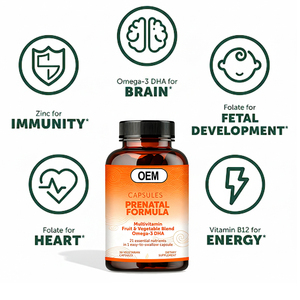 Píldoras de vitaminas de apoyo inmunológico vegano de etiqueta privada Suplemento Omega 3 <span class=keywords><strong>DHA</strong></span> Cápsulas multivitamínicas para mujeres con minerales - Product Image 2