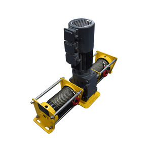 Personalizzabile doppio corda doppio <span class=keywords><strong>tamburo</strong></span> verricello sincrono sollevamento piccolo verricello <span class=keywords><strong>elettrico</strong></span> con motore da cucire - Product Image 1