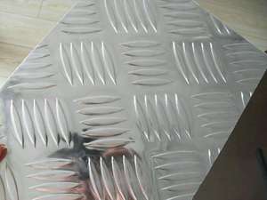 Aa3003 aa1100 aa1060 plaque <span class=keywords><strong>d</strong></span>'<span class=keywords><strong>immatriculation</strong></span> à damier en aluminium gaufré à cinq barres antidérapantes - Product Image 3