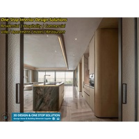 Solution complète de conception d'intérieur en rendu 3D pour projets américains, service de conception de villas de luxe avec produits de matériaux de construction assortis