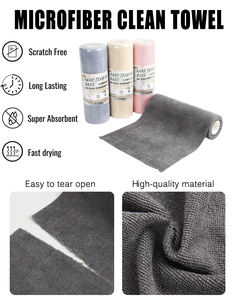 Rollo de Tela de Microfibra a Precio de Fábrica, Paño de Microfibra, Rollo de Paños de Limpieza de Microfibra - Product Image 4