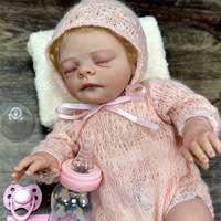 Poupée Reborn de 43 cm, Poupée de Simulation, Poupée Confort, Poupée en Vinyle, Jouet pour Fille, Approvisionnement Transfrontalier