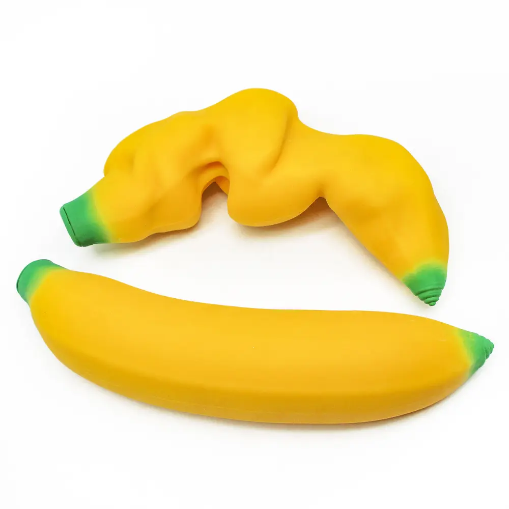 Amazon Hot Selling Stress Relief Fidget Banana Sensory Toys Stretchy Banana for Kids and Adults