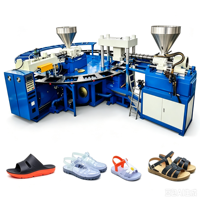 Machine de fabrication de chaussures à sangle en PVC bicolore automatique à grande vitesse