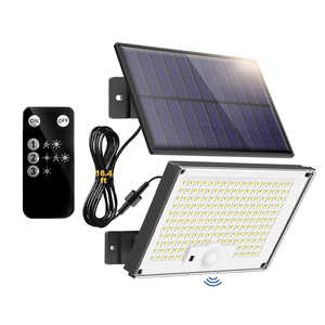 Outdoor Solar Lamp 172led <strong>3</strong>-mode Motion <strong>Sensor</strong> Outdoor Lamp with Remote Control IP65 Waterproof LED Solar Lamp for Garden Garage - Product Image 1