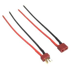 <span class=keywords><strong>Harness</strong></span> Kabel Silikon 14AWG Kustom, Kabel Ekstensi T-Plug Male Amass Deans, <span class=keywords><strong>Harness</strong></span> Kabel Tembaga Berlapis Timah untuk Baterai Lithium RC - Product Image 3