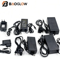 Adaptador de Corriente de 24W 48W 60W 72W 96W 120W, Enchufe EU US UK AU JP, AC100-240V DC12V 1-10A, Fuente de Alimentación para Tira de Luces LED