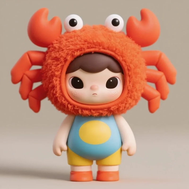 Custom Vinyl Face Plush Toy in