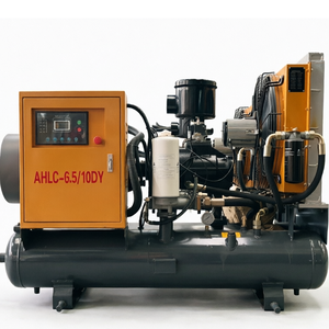 Compresseur d'<span class=keywords><strong>air</strong></span> à vis portable à moteur diesel <span class=keywords><strong>250</strong></span> CFM 385 CFM 185 CFM pour l'exploitation minière, la construction, le forage de puits d'eau, le sablage - Product Image 2