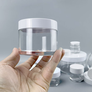 Tùy Chỉnh 5G 10gm 15G 20G 25G 50G 100G 120G Dày Tường Pet Nhỏ Mỹ Phẩm Nhựa Kem Jar <span class=keywords><strong>Container</strong></span> Cho Chăm Sóc Da - Product Image 1