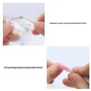 Juego <span class=keywords><strong>de</strong></span> 4 <span class=keywords><strong>Pinzas</strong></span> para Uñas, Mini Palo <span class=keywords><strong>de</strong></span> Pulido, Palo <span class=keywords><strong>de</strong></span> Naranjo, Empujador <span class=keywords><strong>de</strong></span> Cutículas y <span class=keywords><strong>Pinzas</strong></span> Curvas para Gemas - Product Image 3