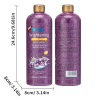 Gel Douche Hydratant à l'Extrait de Kaki Parfum Fruité Kaki Nettoyage en Profondeur Hydratant Formule Douce Fraîcheur Longue Durée