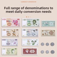 Materiales Didácticos de Matemáticas de Primaria, Modelos de Billetes de Yuan, Jiao y Fen, Moneda China, para Estudiantes de Primaria, Impresos en BM