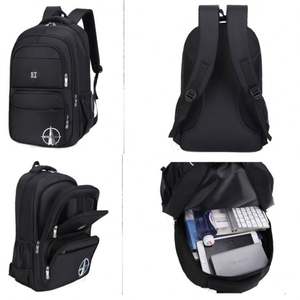 Fashion Stylish Polyester <b>Waterproof</b> Laptop <b>School</b> <b>Backpack</b> with Geometric Pattern and Zipper Closure Large Capacity - Product Image 3