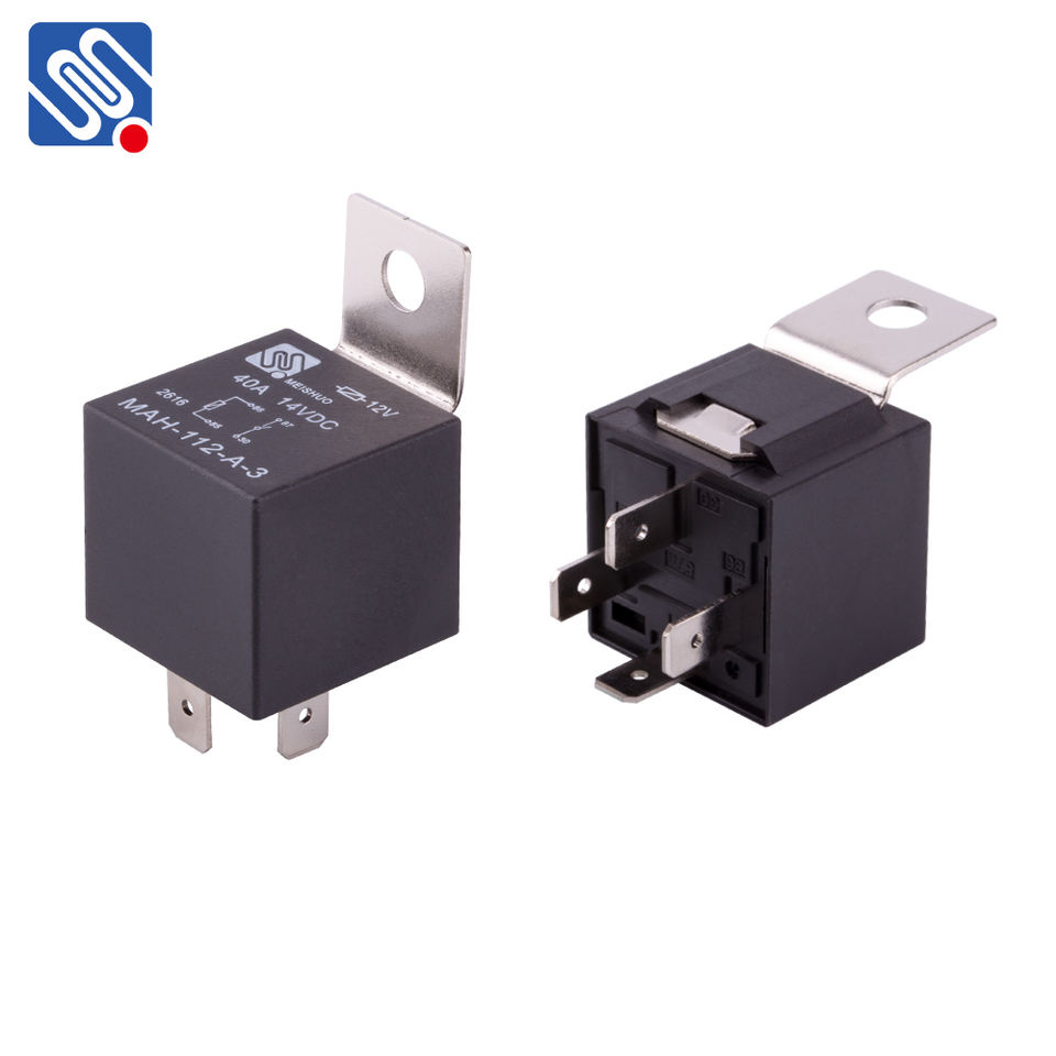 MEISHUO MAH 40a/14vdc 12v 60a Electromagnetic Auto Relay Waterproof 5 Pin Car Light Relay