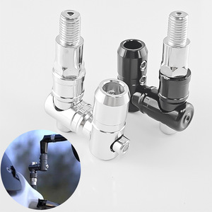 Qiangye Motorcycle Mirror Mount M10 Aluminum Alloy CNC 360 Degree Rotating <b>Bracket</b> Screw For Motorcycle Modification - Product Image 3