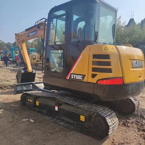 Modèle le plus vendu, économique, écologique, coupleur rapide, excavatrices Sany SY60 d'occasion pour projets de construction - Product Image 2