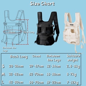 Mochila Transportadora para Mascotas, Bolso de Viaje Portátil para Perros Pequeños y Gatos, para Paseos Urbanos y Paseos en Bicicleta - Product Image 6
