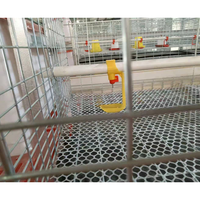 Nouveau cages à volaille d'éleveur automatique en acier galvanisé à chaud couche poulets caille conception verticale à trois couches ferme longue durée de service
