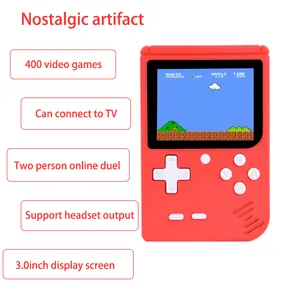 New Handheld Game Console With 400 Games Brand New Classic Nostalgic 2 Player Rechargeable Game Console