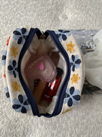 Pochette cosmétique brodée en gros avec porte-monnaie et porte-cartes d'identité, idéale pour le voyage, cadeau pour femme