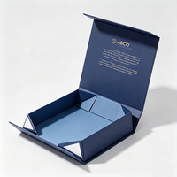 Boîte cadeau rigide pliable en carton magnétique en papier recyclable avec logo personnalisé pour vernis à ongles, chaussures, emballage de produits de soins personnels