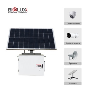 Kit de caméra CCTV solaire HiTOP avec montage sur poteau/mur/HiPT, vision nocturne, sans fil, WIFI 4G, système de surveillance de sécurité extérieur - Product Image 1