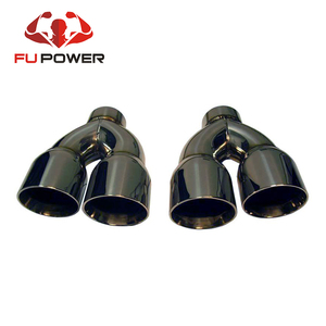 ปลายท่อไอเสียสแตนเลสคู่ Fupower สำหรับ ACURA 04-08 <span class=keywords><strong>TLS</strong></span> 09-11 TL 12-14 TL ขนาด 4.0 2.5 - Product Image 1