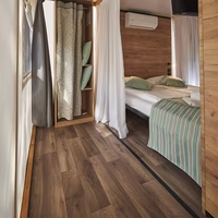 Parcs de vacances, resort, pavillon, tente de luxe, isolée thermiquement avec climatisation pour les familles