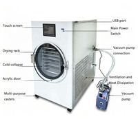 Huis-tuin-en-keuken 25KG voedsel fruit groente vriesdroogmachine met vacuümpomp lyofilisator te koop