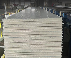Panel Sándwich Aislado de Poliuretano con Bajo Costo de Mantenimiento, <span class=keywords><strong>Precio</strong></span> por Metro Cuadrado - Product Image 4