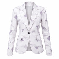 Blazer Homme Col Montant Personnalisé OEM, Veste de Costume Décontractée Coupe Slim, Manteau Professionnel Style Jeune Premium Vente en Gros