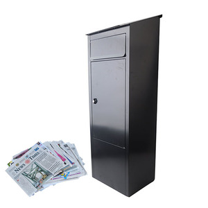 Hot selling letter box waterproof standing parcel mailbox outdoor apartment mail box