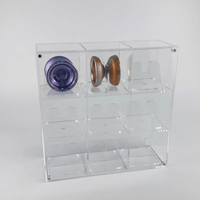 Estante de exhibición multiusos de acrílico personalizado para Yoyo con cubierta magnética