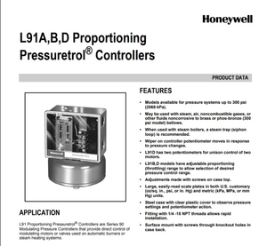 L91b1100/u L91b1100 |   Interrupteur de chaudière |   Pressostat Pressuretrol 5-150psi avec interrupteur intégré - Product Image 6