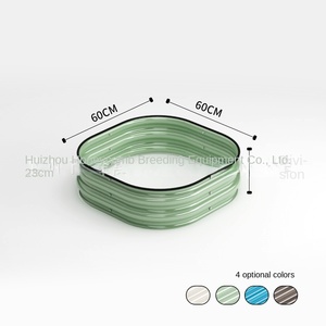 Jardinière en métal pour balcon, pour plantes et fleurs, design classique écologique, forme ovale, utilisation en extérieur - Product Image 4
