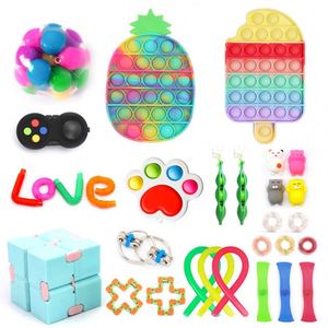 Lot de 1 à 30 cubes sensoriels Push Pop Bubble en mousse de caoutchouc PU et silicone – Jouets anti-stress amusants pour enfants - Product Image 5