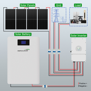 Sistema de Almacenamiento Solar con Batería de Iones de Litio Lifepo4 de 5kw-20kw con Inversor y Controlador MPPT, Venta Directa de Fábrica OEM ODM - Product Image 6