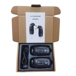 Émetteur-récepteur de guitare sans fil 6,35 mm, système audio pour instrument, portable, rechargeable, paire TX RX - Product Image 2