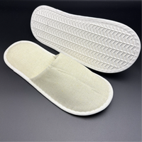 Pantoufles de douche jetables biodégradables à bout fermé pour femmes, prix abordable, pour hôtels et salles de bain